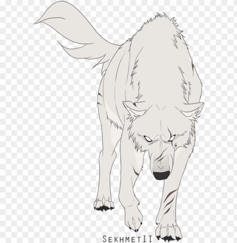 wolves white wolf - white wolf drawing anime PNG free transparent