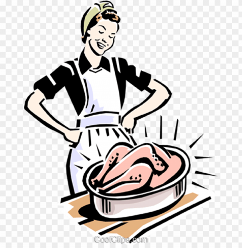 woman cooking royalty free vector clip art illustration - cooking vectors PNG images with transparent canvas
