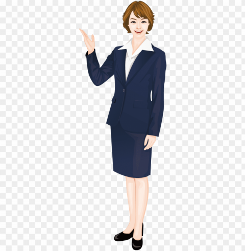 women business clip art black and white library - women in suit cartoon PNG files with transparent backdrop complete bundle