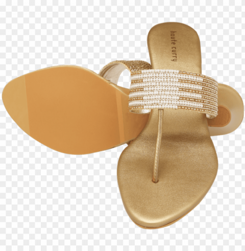 womens party wear slipon fancy heel chappal - flip-flops Transparent PNG images extensive variety