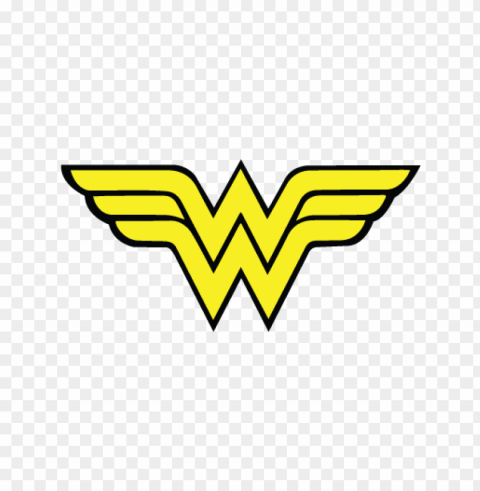 wonder woman logo vector PNG images with clear backgrounds