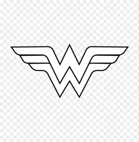 wonder woman vector free download Clean Background Isolated PNG Design