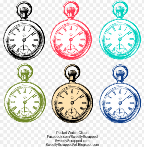 wonderland clipart fob banner freeuse stock - pocket watch clip art PNG graphics with clear alpha channel selection
