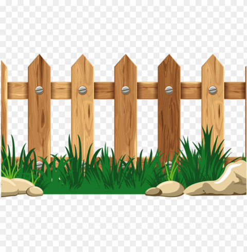 wood fence border graphic wooden thing - fence cartoo Isolated Element with Clear Background PNG