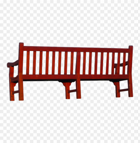 wooden bench Isolated Icon on Transparent PNG