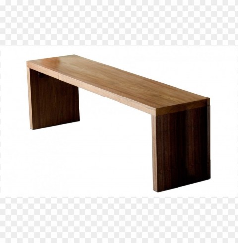 wooden bench PNG with Isolated Object and Transparency