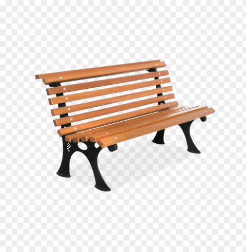 wooden bench PNG with no background for free