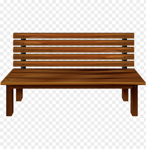 wooden bench clipart - bench Isolated Item in Transparent PNG Format