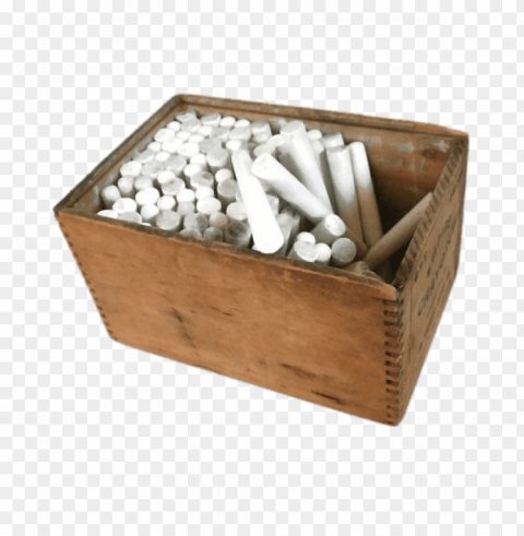 wooden box of writing chalk PNG images with transparent canvas compilation