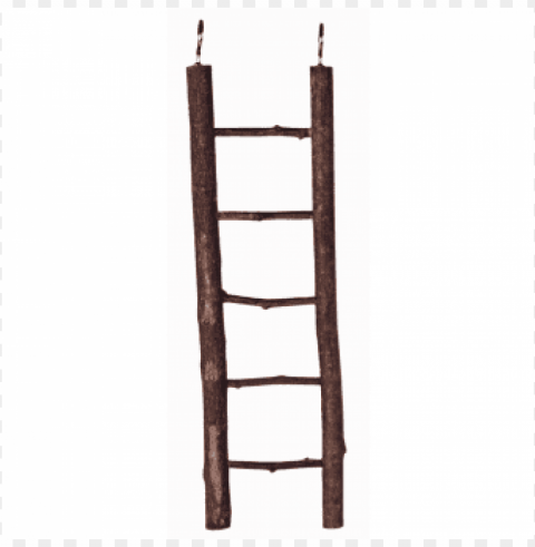 wooden ladder PNG Isolated Subject on Transparent Background