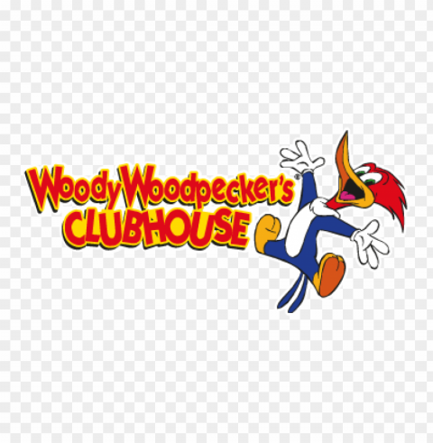 woody woodpeckers club house vector logo Transparent PNG graphics assortment