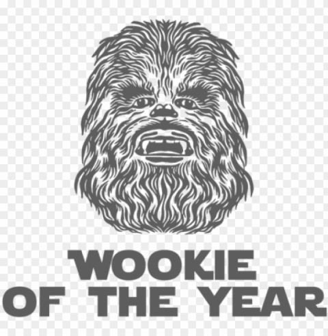 Wookie Of The Year Pin Back Button Transparent Pics