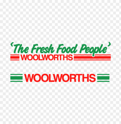 woolworths vector logo PNG file with no watermark