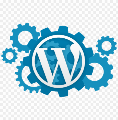 wordpress logo no background Transparent PNG Isolated Object with Detail