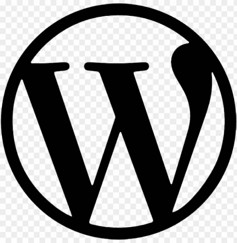  wordpress logo Transparent PNG Isolated Object - 1e2c42de