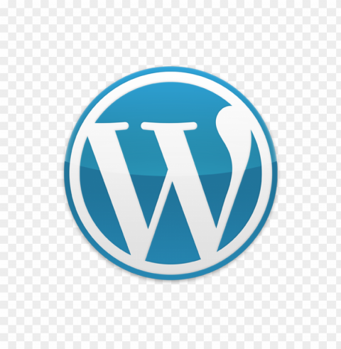 Wordpress Logo Free Clean Background Isolated PNG Character