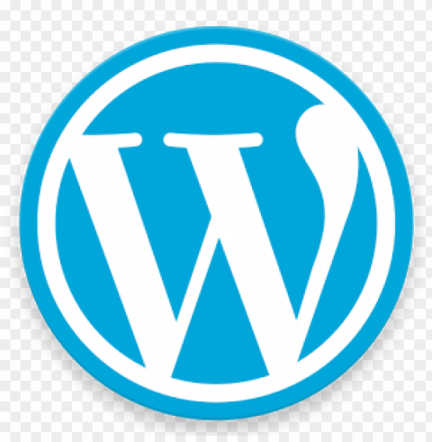 wordpress logo hd Alpha channel transparent PNG