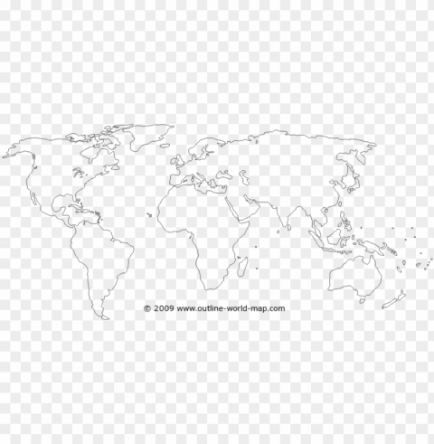 world map outlines vector black and map of world - world map outline PNG Image with Isolated Element