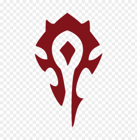 world of warcraft horde vector logo free Clean Background Isolated PNG Graphic