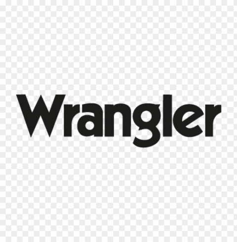 wrangler vector logo free Transparent PNG Isolated Object with Detail