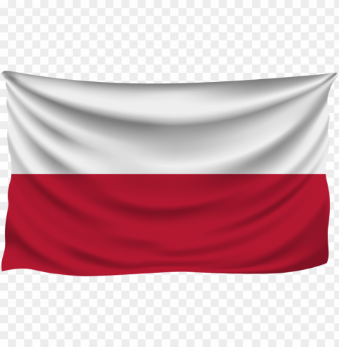 Poland national flag PNG with Isolated Object and Transparency