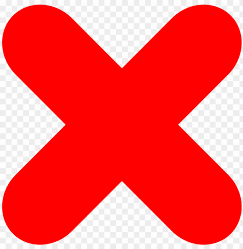 wrong - cross symbol Isolated Item on Transparent PNG