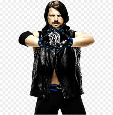 wwe 2k19 aj styles PNG for web design