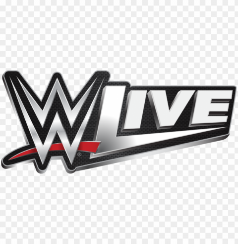 wwe live logo Transparent Cutout PNG Graphic Isolation