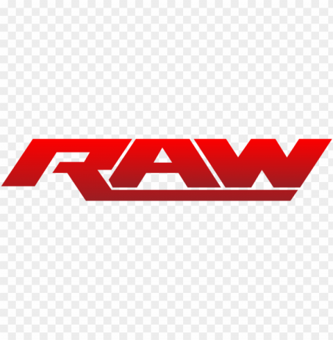 wwe raw logo red Transparent graphics