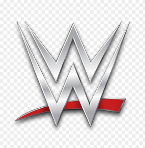 wwe silver logo Transparent Background PNG Isolated Icon