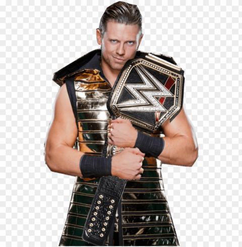 wwe the miz wwe championshi Transparent PNG Isolated Object