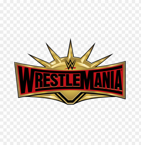 wwe wrestlemania 35 logo Isolated Subject on HighQuality PNG