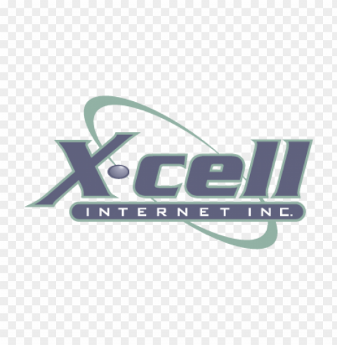 x-cell internet vector logo free download PNG with no background required