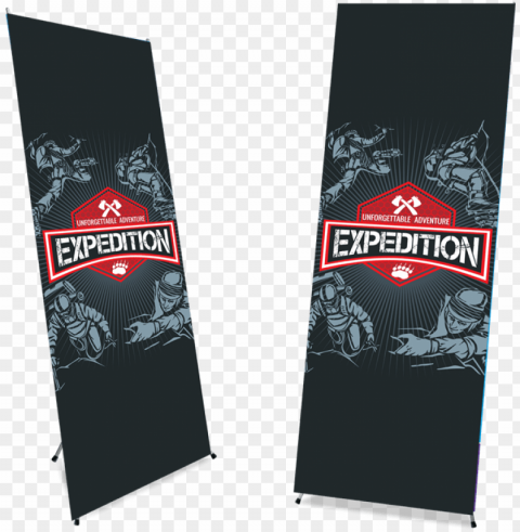 X Frame Banner Isolated Object With Transparent Background In PNG