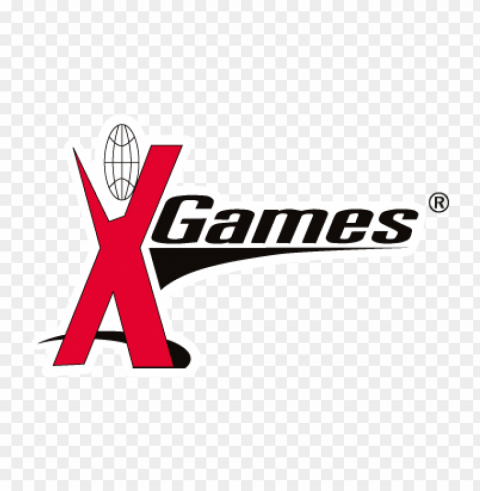 x-games vector logo free download PNG transparent graphic