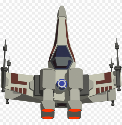 x wing game fighter - star wars x wing sprite PNG images for merchandise