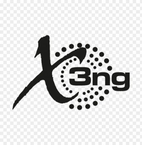 x3ng vector logo free download PNG with Transparency and Isolation