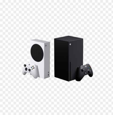 xbox series s with series x high resolution PNG Isolated Illustration with Clear Background