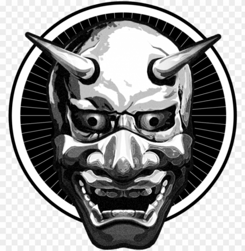 xelacoffeeroastershannya - japanese hannya mask tattoo art blanket PNG file without watermark