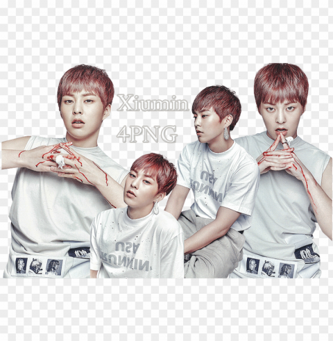 xiumin PNG graphics with transparency