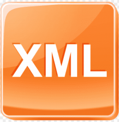 xml logo Isolated Element in Clear Transparent PNG