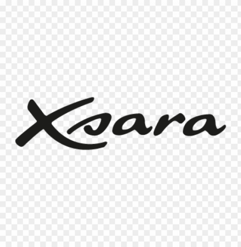 xsara vector logo free download Transparent Background Isolated PNG Art