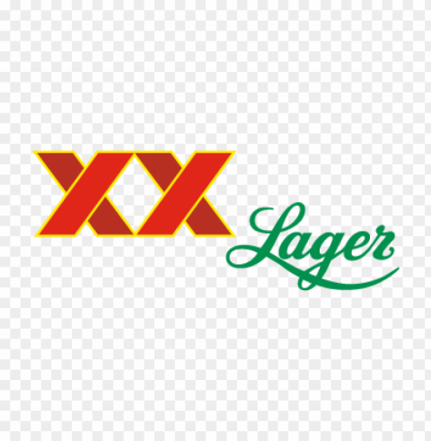 xx lager eps vector logo free download PNG with Clear Isolation on Transparent Background