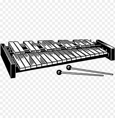 xylophone Isolated Character on Transparent PNG