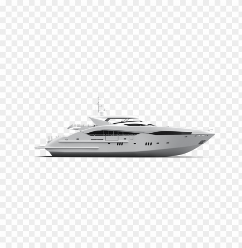 yacht - big boat Isolated Subject in HighQuality Transparent PNG
