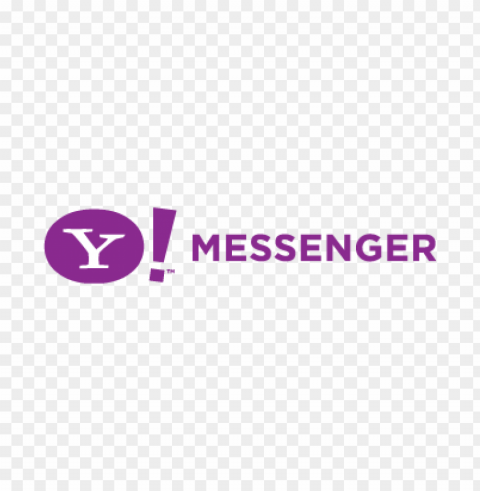yahoo messenger vector logo free Transparent PNG Isolated Element with Clarity