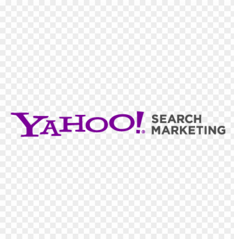 yahoo search marketing vector logo Isolated PNG Item in HighResolution