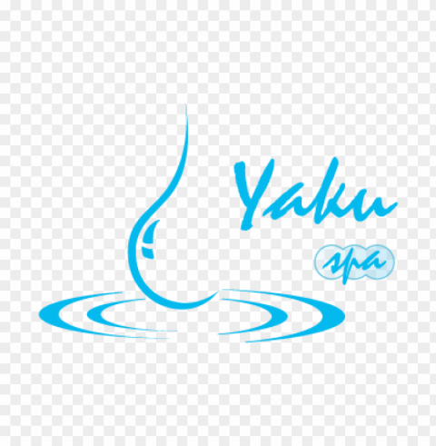yaku spa vector logo free download PNG Isolated Design Element with Clarity