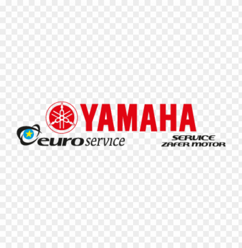 yamaha euro service vector logo PNG images with clear alpha channel