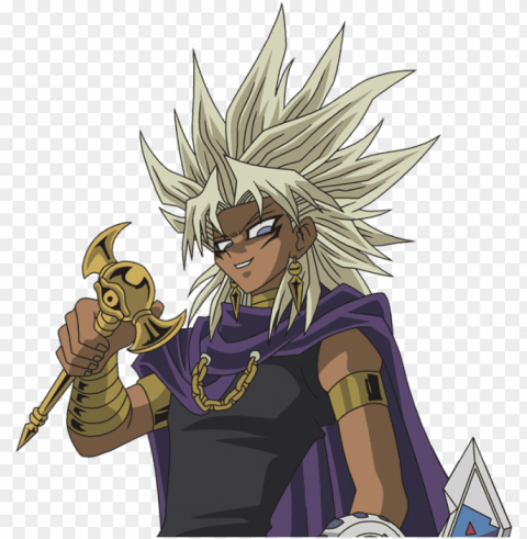 yami marik - konami yugioh 5ds 2009 structure deck ClearCut Background Isolated PNG Graphic Element